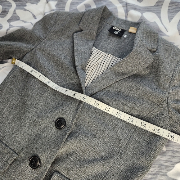 BDG Buttoned Blazer with Pockets XS - Picture 11 of 12